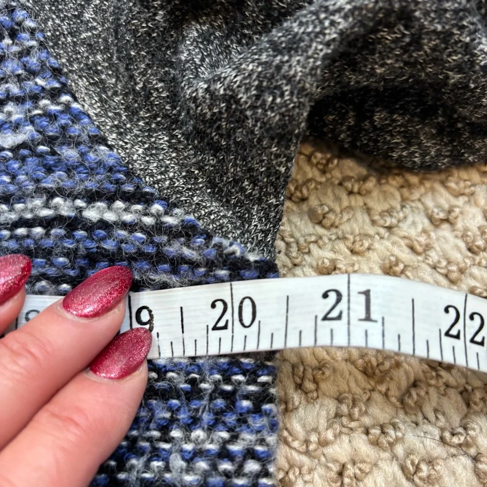 Ladies Lucky Brand Wool Blend Waterfall Collar Cardigan Sweater‎ Size Medium